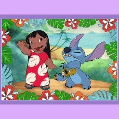 Puzzle 4w1 Lilo & Stitch Szalony dzień