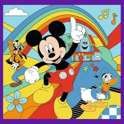 Puzzle 3w1 Mickey Mouse and Friends, Miki i jego wesoła ekipa