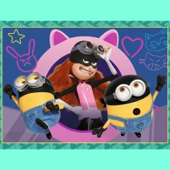 Puzzle 4w1 Minionki, Zwariowane Minionki