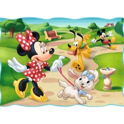 Puzzle 4w1 Myszka Miki Fajny dzień Mickiego