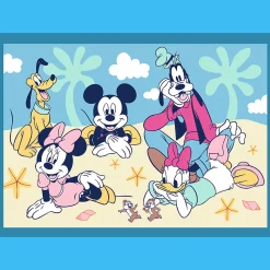 Puzzle 4w1 Myszka Miki, Zabawne zdarzenia Myszki Miki