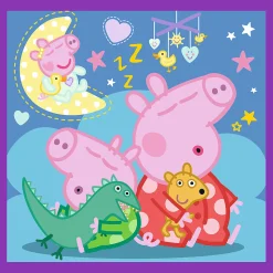 Puzzle 3w1 Peppa Pig, Zwyczaje świnki Peppy