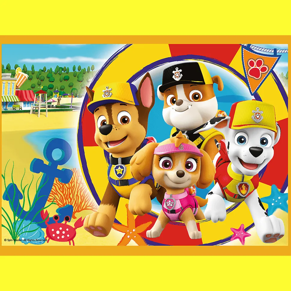 Puzzle 4w1 Psi Patrol Wakacyjny Psi Patrol
