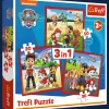 Puzzle 3w1 Psi Patrol Wesołe pieski Paw Patrol