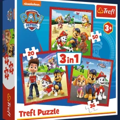 Puzzle 3w1 Psi Patrol Wesołe pieski Paw Patrol