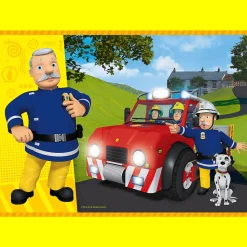 Puzzle 4w1 Strażak Sam, Odważny Strażak Sam