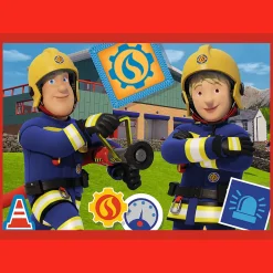 Puzzle 4w1 Strażak Sam, Przygoty Strażaka Sama