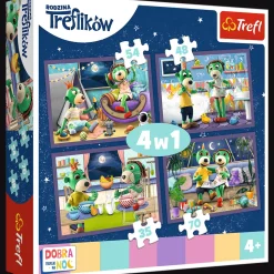 Puzzle 4w1, Wieczorne rytuały Treflików, Dobranoc Trefliki na noc