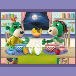 Puzzle 4w1, Wieczorne rytuały Treflików, Dobranoc Trefliki na noc