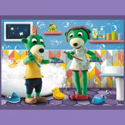 Puzzle 4w1, Wieczorne rytuały Treflików, Dobranoc Trefliki na noc