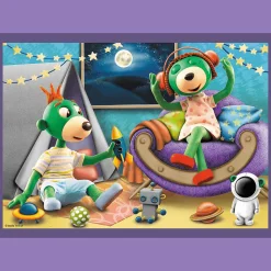 Puzzle 4w1, Wieczorne rytuały Treflików, Dobranoc Trefliki na noc