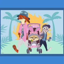 Puzzle 4w1 Zwierzogród 2, Zootopia pełna przygód