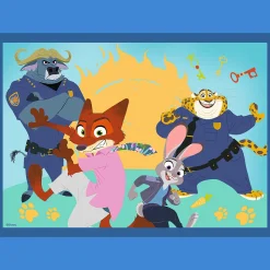 Puzzle 4w1 Zwierzogród 2, Zootopia pełna przygód