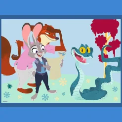Puzzle 4w1 Zwierzogród 2, Zootopia pełna przygód