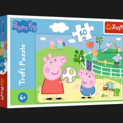 Puzzle Świnka Peppa 60 el. Zabawy w gronie przyjaciół