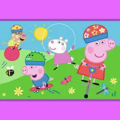 Puzzle Świnka Peppa 2 x 24 el. Peppa na placu zabaw