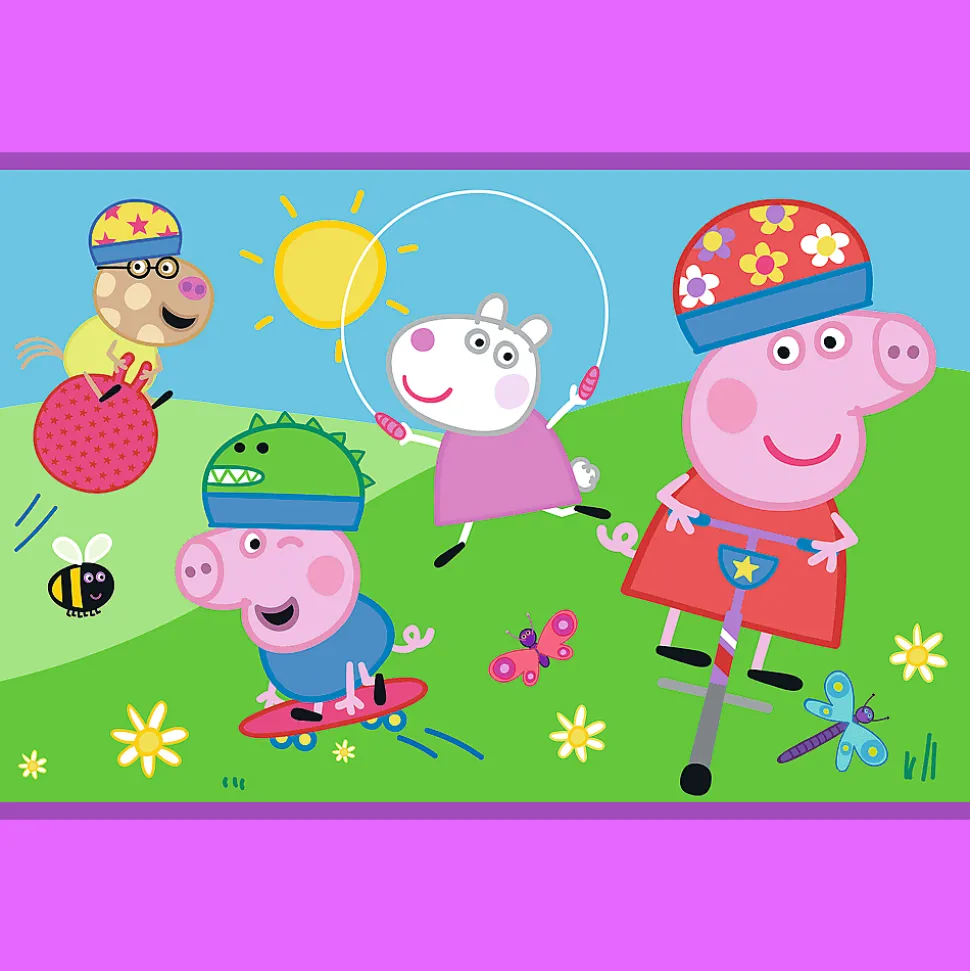 Puzzle Świnka Peppa 2 x 24 el. Peppa na placu zabaw