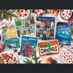 Puzzle świąteczne 1000 el. Zimowe wspomnienia