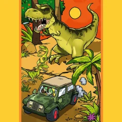 Puzzle 3x80 - Trefliki w świecie dinozaurów