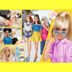 Puzzle z brokatem Barbie 100 el. Brokatowa Barbie