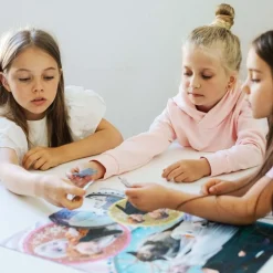 Puzzle z brokatem Kraina Lodu 100 el. W blasku miłości