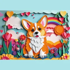 Puzzle z efektem 3D 160 el. 40-lecie Trefl - Piesek