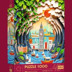 Puzzle z efektem 3D 1000 el. 40-lecie Trefl - Londyn