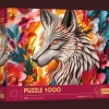 Puzzle z efektem 3D 1000 el. 40-lecie Trefl - Wilk