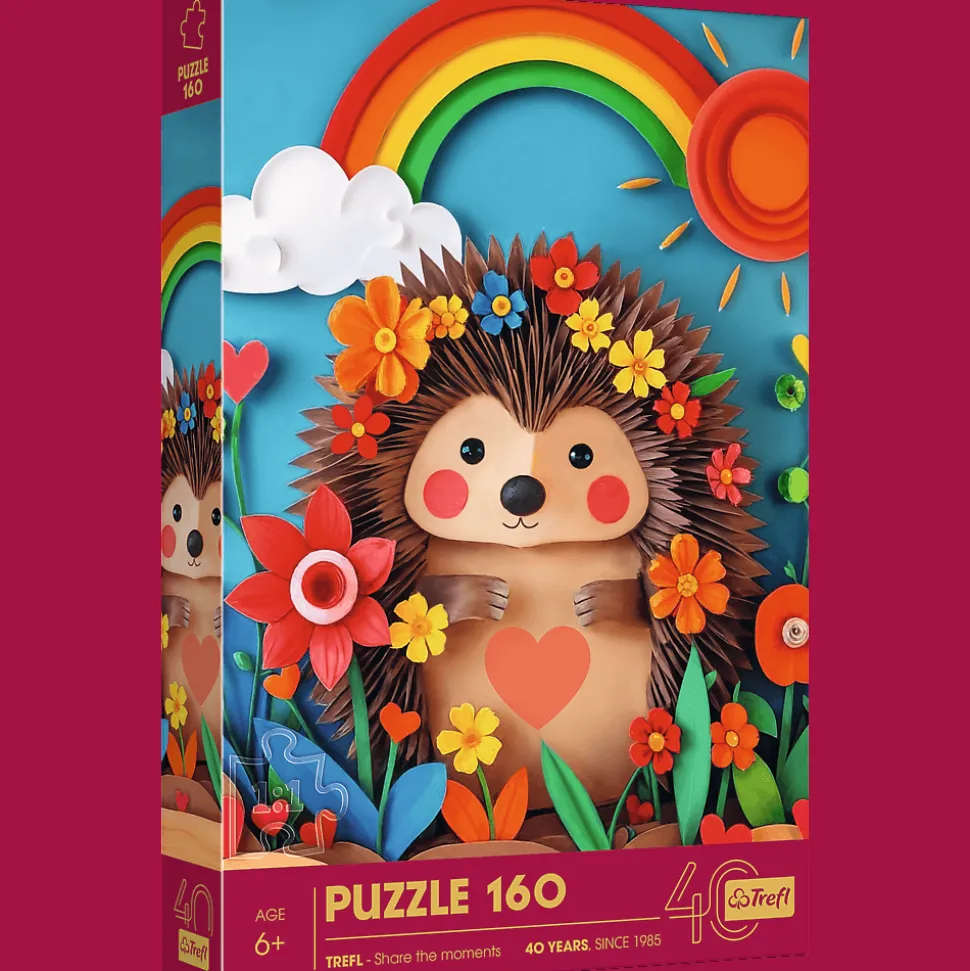 Puzzle z efektem 3D 160 el. 40-lecie Trefl - Jeżyk