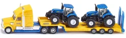 Siku Farmer - Ciężarówka z traktorami New Holland