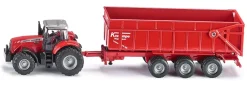 Siku Farmer - Traktor Massey Ferguson z przyczepą