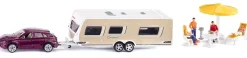 Siku Super - Samochód z przyczepą campingową