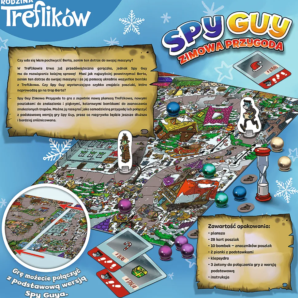 Spy Guy Zimowa Przygoda Rodzina Treflików