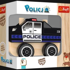 Zabawka drewniana - Policja