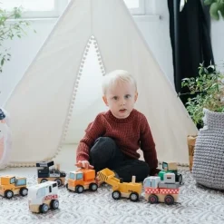 Zabawka drewniana - Policja