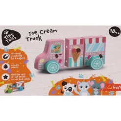 Zabawka drewniana Ice Cream Truck Tiny Tails, Magnetic Vehicle
