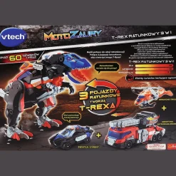 Zabawka interaktywna Vtech, Motozaury, T-Rex Ratunkowy 3 w 1