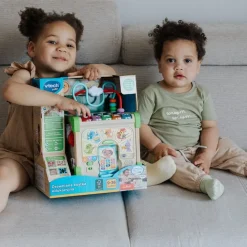 Zabawka interaktywna Vtech, Drewniana Kostka Edukacyjna