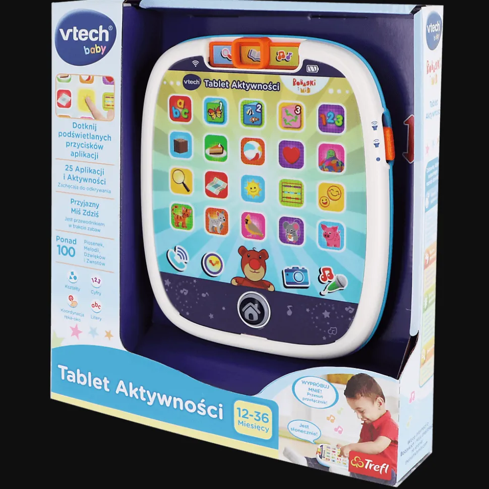 Zabawka interaktywna VTech Bobaski i Miś, Tablet aktywności