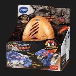 Zabawka interaktywna Vtech, Motozaury, Welociraptor w jajku