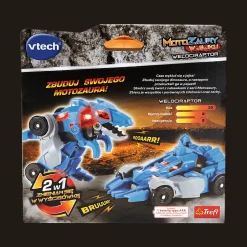Zabawka interaktywna Vtech, Motozaury, Welociraptor w jajku