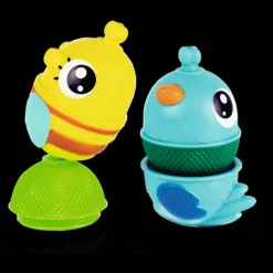 Zabawka Lalaboom, Zestaw kulko-klocków - zwierzątka leśne, 6 elementów