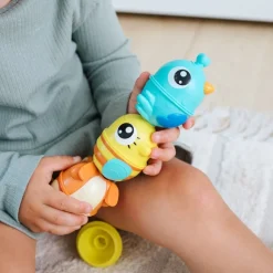 Zabawka Lalaboom, Zestaw kulko-klocków - zwierzątka leśne, 6 elementów