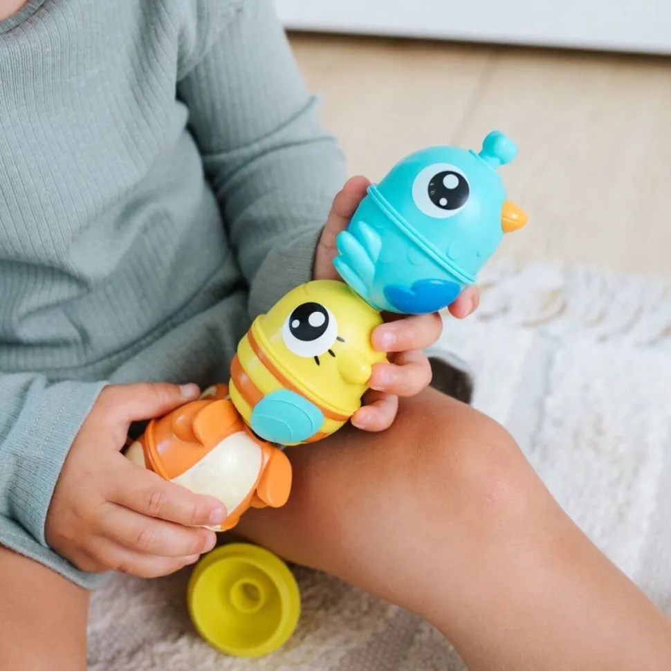 Zabawka Lalaboom, Zestaw kulko-klocków - zwierzątka leśne, 24 elementy