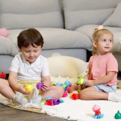 Zabawka Lalaboom, Zestaw kulko - klocków, 36 elementów