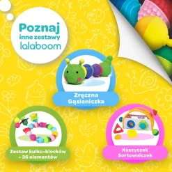 Zabawka Lalaboom, Zestaw kulko-klocków, 48 elementów