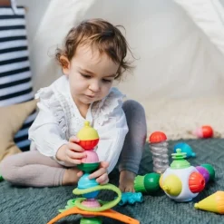 Zabawka Lalaboom, Zestaw kulko-klocków, 48 elementów