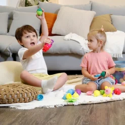 Zabawka Lalaboom, Zestaw kulko-klocków, 24 elementy