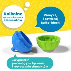 Zabawka Lalaboom, Zestaw kulko-klocków, 24 elementy