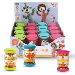 Zabawka muzyczna Bobaski i Miś - Grzechotka Deszczyk, Opakowanie zbiorcze 16 szt.